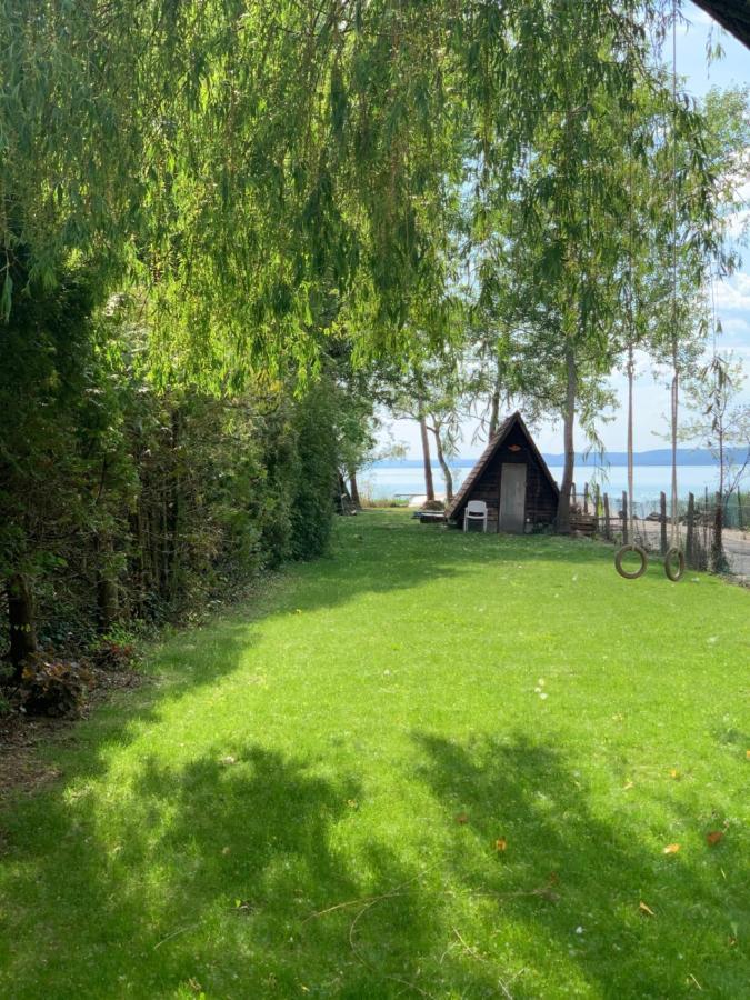 Green Lake House - Private Beach At Balaton Balatonakarattya Exterior foto