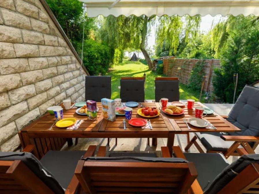 Green Lake House - Private Beach At Balaton Balatonakarattya Exterior foto